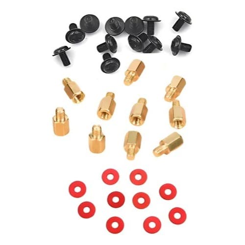 Kit 10 Espaçadores Para Placa Mãe + 10 Parafusos + 10 Arruelas