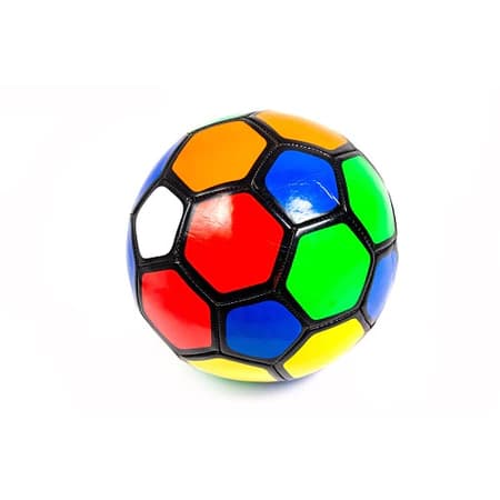 Mini Bola de Futebol Infantil linda Couro Sintético Nº2 Colorida 23 Cm