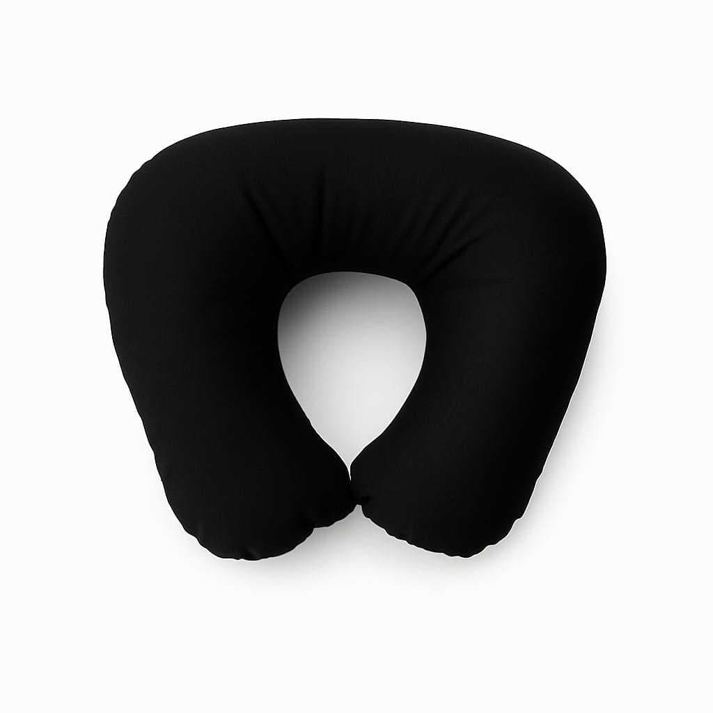 Almofada de descanso de pescoço suede premium