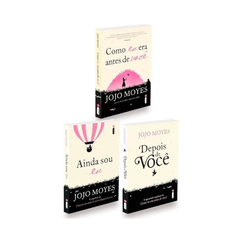 Livros Como eu era antes de você, Depois de você e Ainda sou eu trilogia romance lacrados