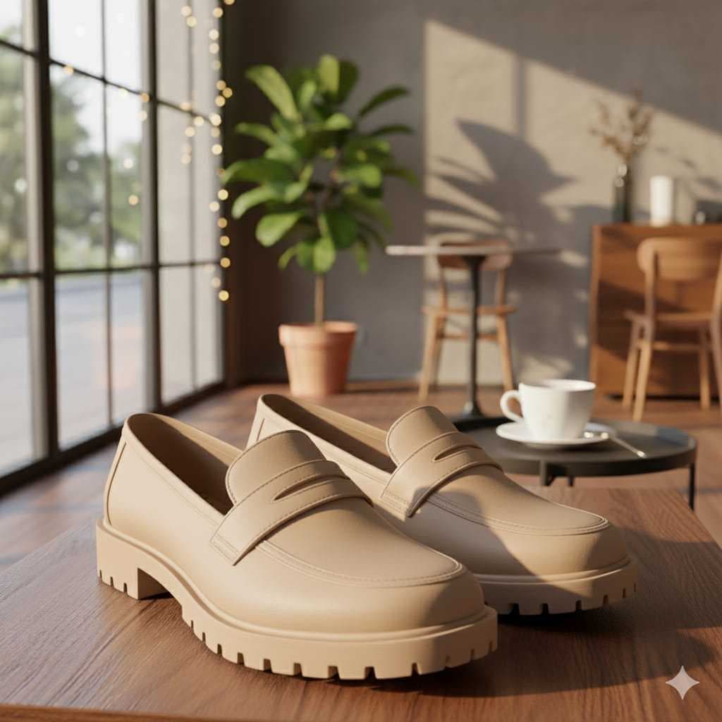 Mocassim Feminino em Microexpandido | Macio, Leve e Elegante | Cores Neutras