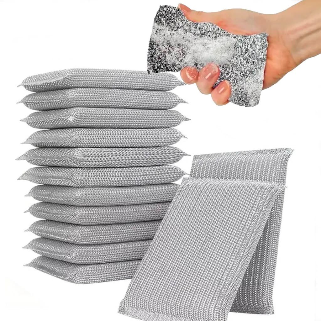 Pack com 12 Esponja Expert Louça Multiuso em Espuma com Revestimento em Microfibra Não Risca