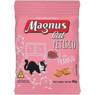 Magnus Cat Petisco Sabor Frango kit 10 unidades
