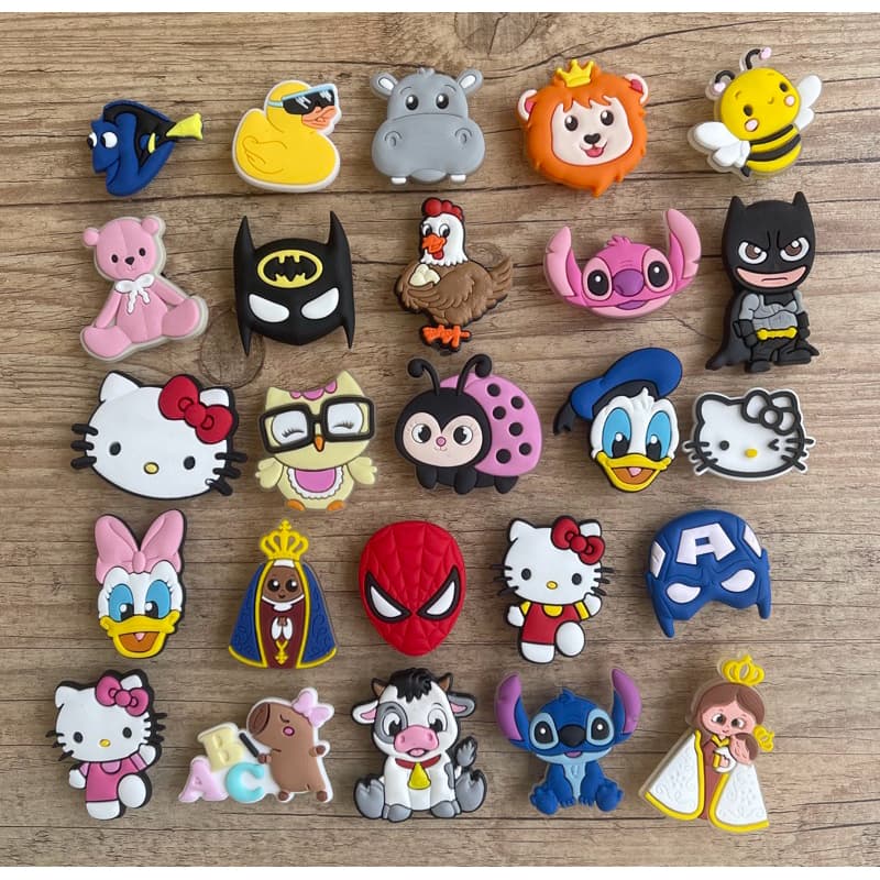 Aplique Emborrachado ou de Corrente para Babuche