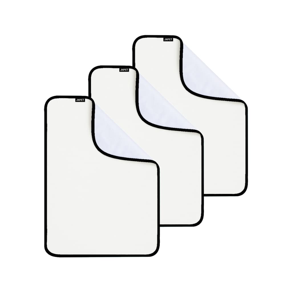 Tapete Higiênico Lavável Pet Kit C/3 Econômico para Cachorro Fundo Impermeável Ecológico Cães JN Pet