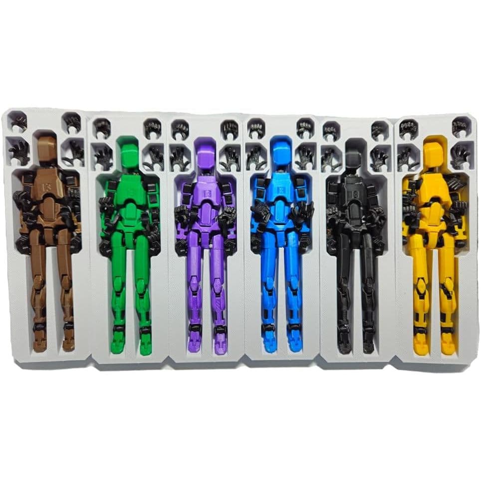 KIT 10 Dummy 13 Kit Montagem Boneco Articulado Com Brinde Acessorios 4 Pares Maos e Kit Armas