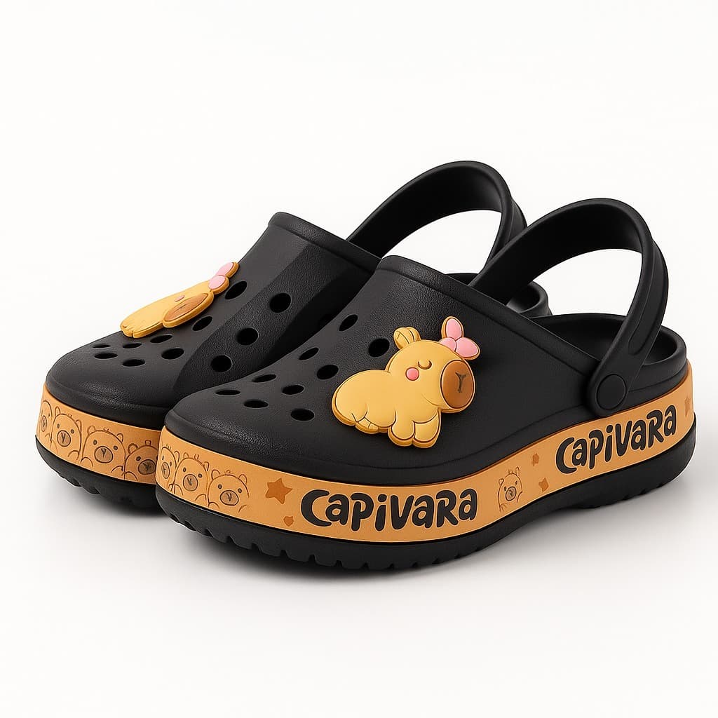 Babuche Capivara Unissex Adulto Juvenil Leve Confortável Lançamento