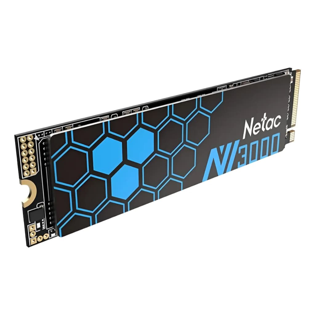 Ssd Netac Nv3000, 2tb, M.2 Nvme, 2280, Leitura 3100mbs E Gravação 2100mbs Preto