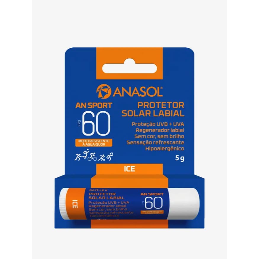 Anasol An Sport FPS 60 - Protetor Labial 5g