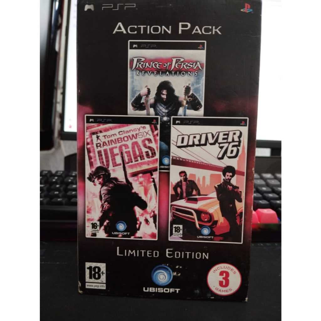 Action Pack PSP Prince of Persia Revelations / Tom Clancy`s Rainvbow Six Vegas / Driver 76