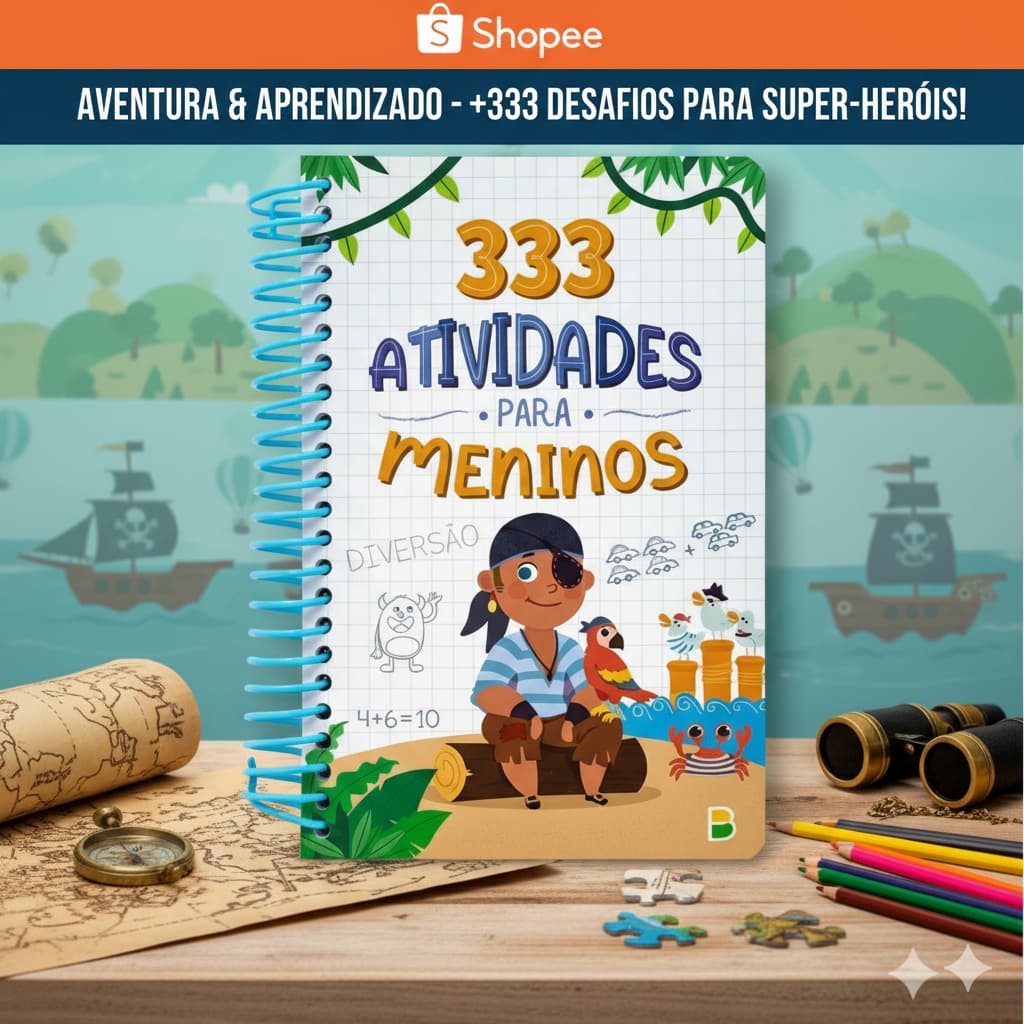 333 Atividades para Meninos / Edição Premium / Espiral