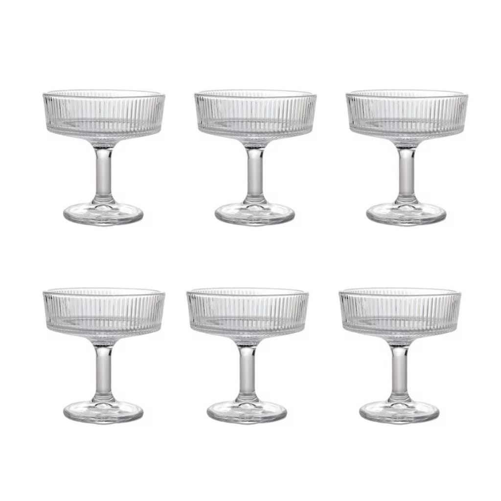 Jogo De Taças Para Sobremesa Latinos De Vidro 6 Unidades - 300ml