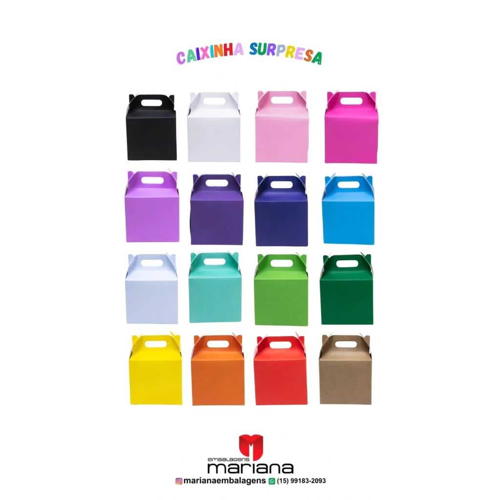 Caixa Surpresa - Pacote com 20 Unidades.