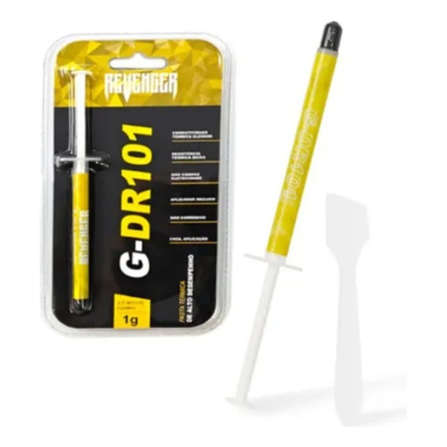 Kit 3 Pasta Térmica 3g com Box Case - 2,5 W/MK Frostbite Alta Condutividade + Espátula Knup