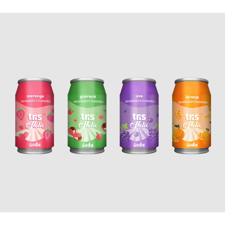 Apontador com Depósito + Borracha Soda Lanchinhos | TRIS