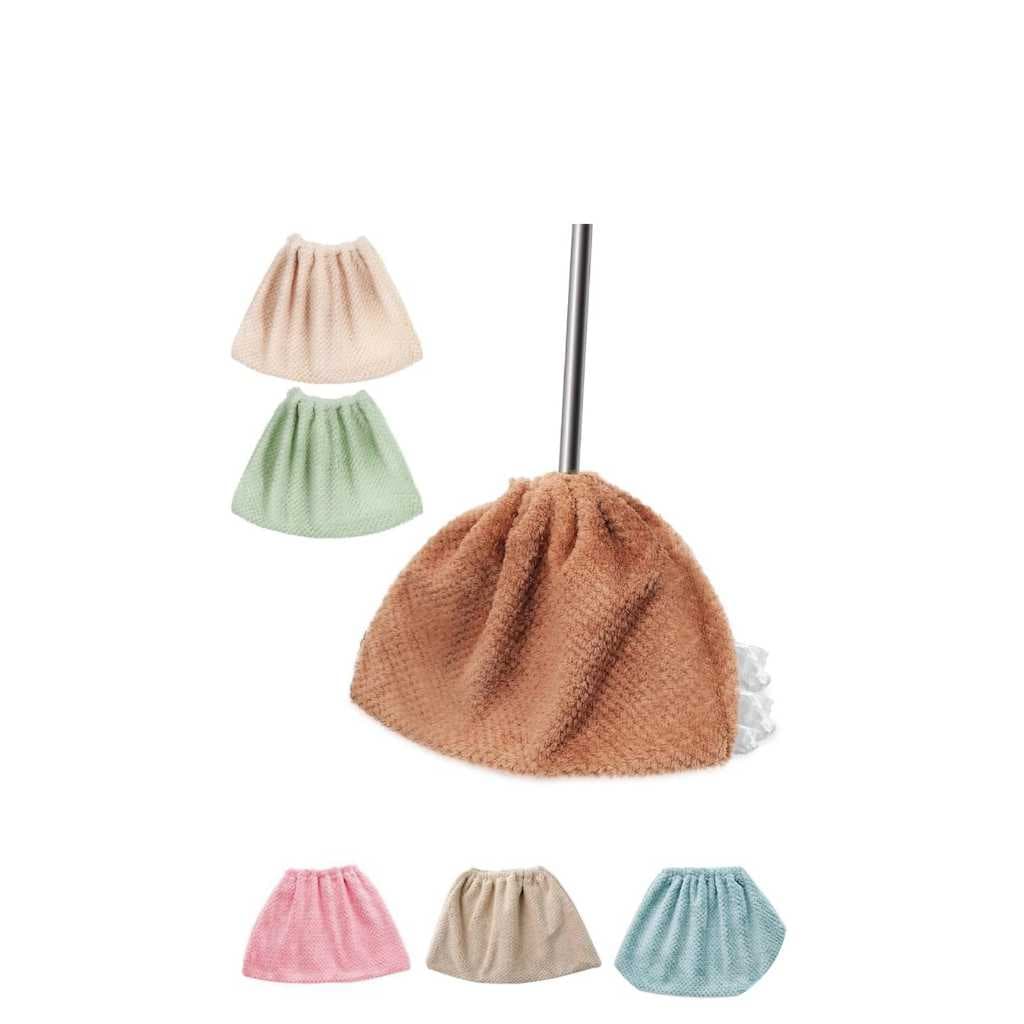 Kit C / 3 Capas Vassoura  Pano De Chão Multiuso Reutilizável.Cores aleatória