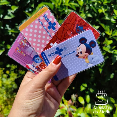 2 Cartão do SUS personalizado com foto ou tema
