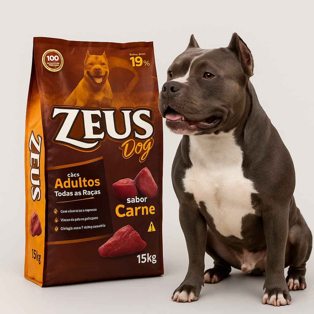 Ração Zeus Dog 19% Proteína – 15 kg | Nutrição Completa para Cães Adultos