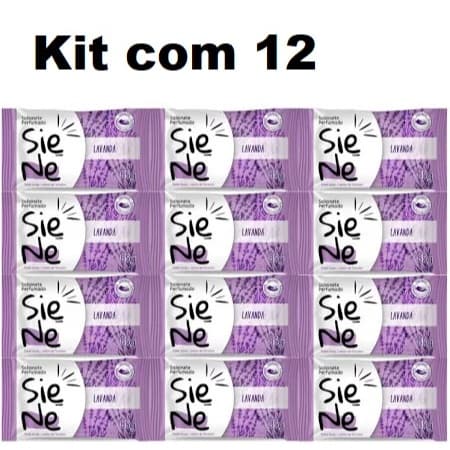 Kit 12 Sabonete Siene Lavanda Ypê Barra 85g