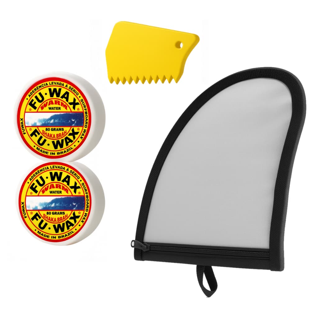 2 Parafinas de Surf Fu Wax + 1 raspador de parafina Surf