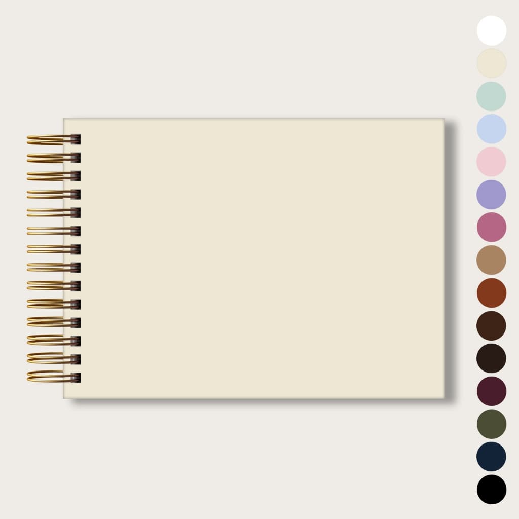 Caderno Álbum Fotos e Scrapbook Assinaturas 25x18,5cm Várias Cores