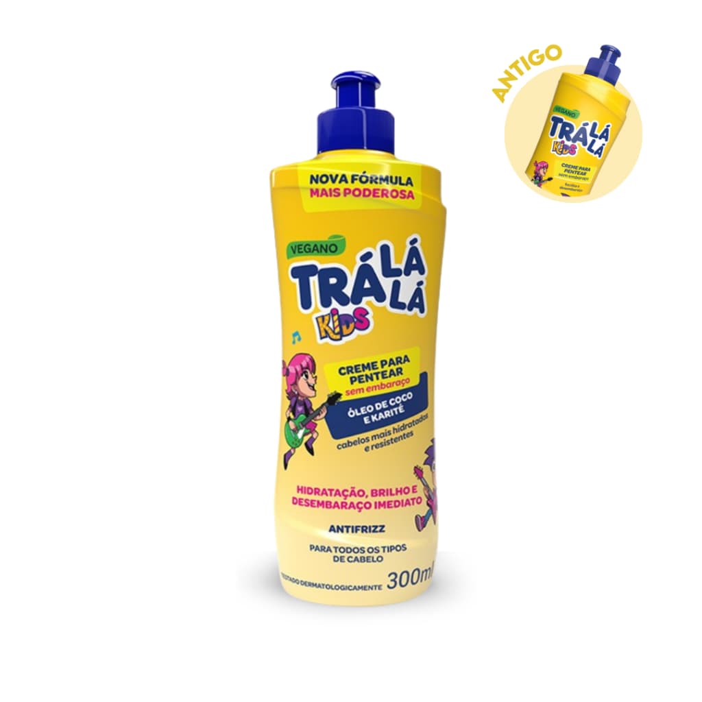 Creme para Pentear Trá Lá Lá Kids - Sem Embaraço (300ml)