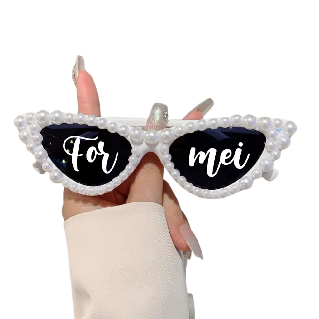 Óculos Pérola Strass Formei Para Formatura Personalizado Frases Casamento Aniversário Festa Balada Retro