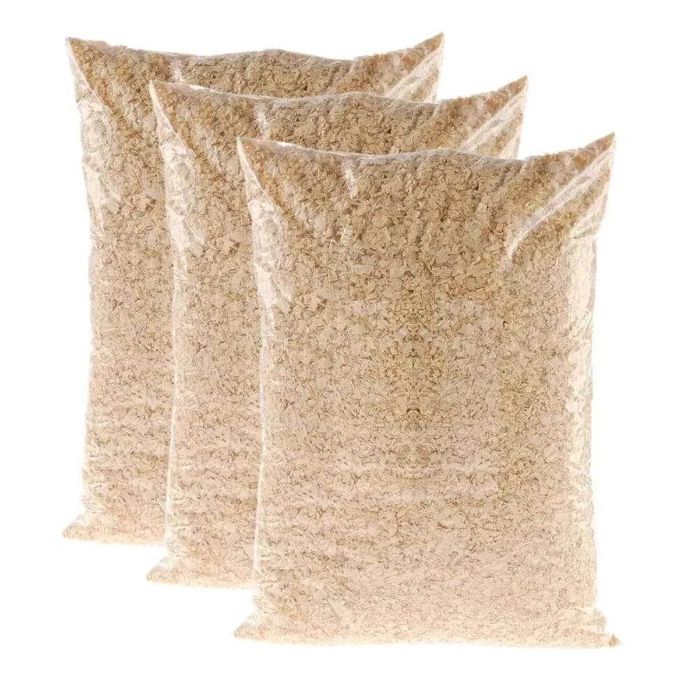 Serragem Pinus 3kg Seca Solta Limpa Forração Higiênica Natural Hamster Coelho Porquinho da Índia