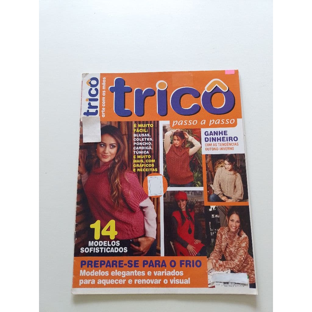 Revista Arte Com As Mãos Tricô 14 Modelos Blusas Ac946 (Usado)