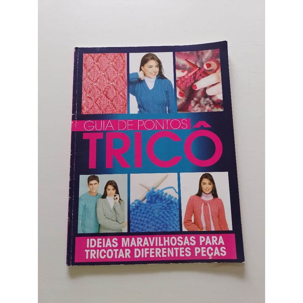 Revista Guia De Pontos Tricô Diferentes Peças Ac947 (Usado)