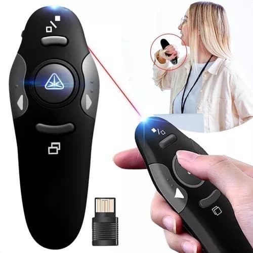 Caneta Controle Apresentador Laser Multimídia Passador Slides Powepoint
