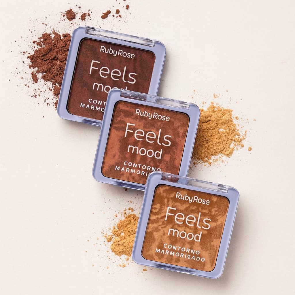Contorno Marmorizado Feels Mood Ruby Rose 7g