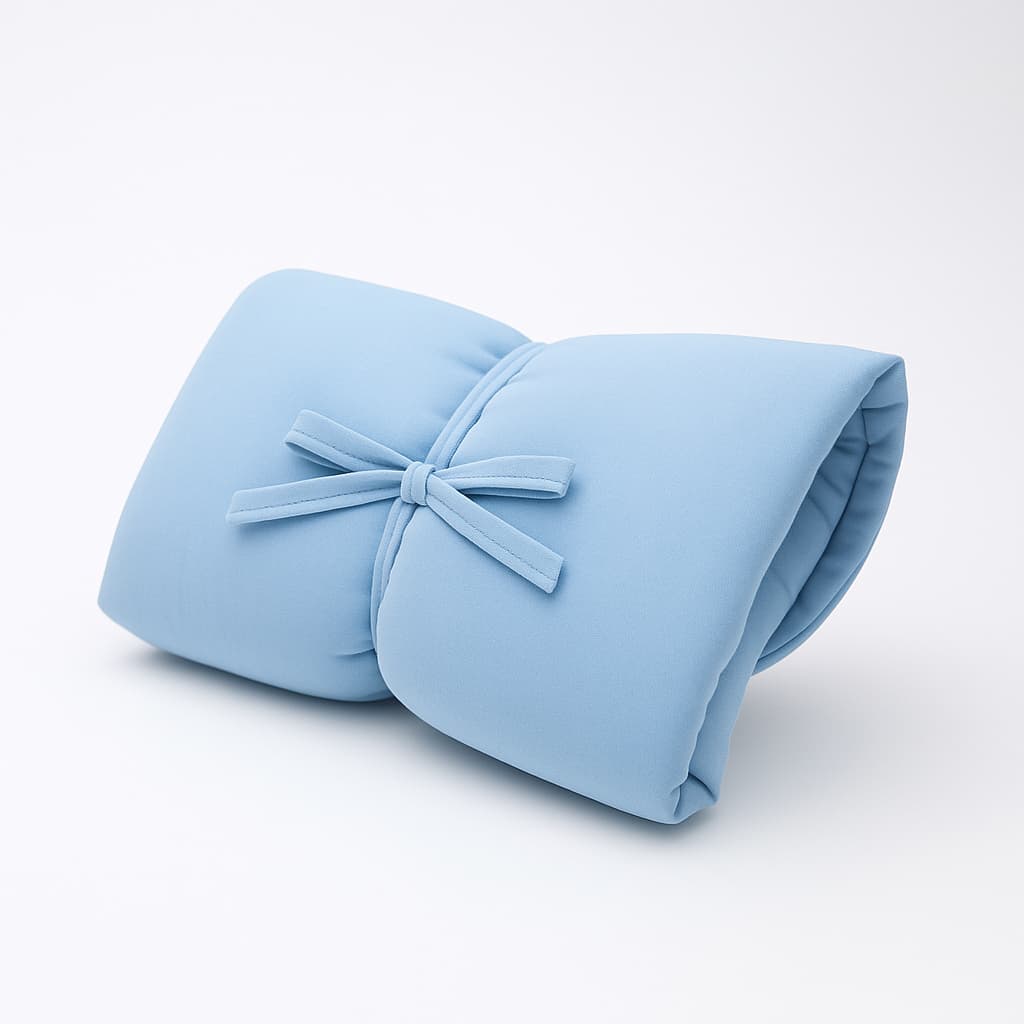 Trocador Portátil Para Bebe com Bolso Impermeável Enxoval Menina Menino Rosa Azul