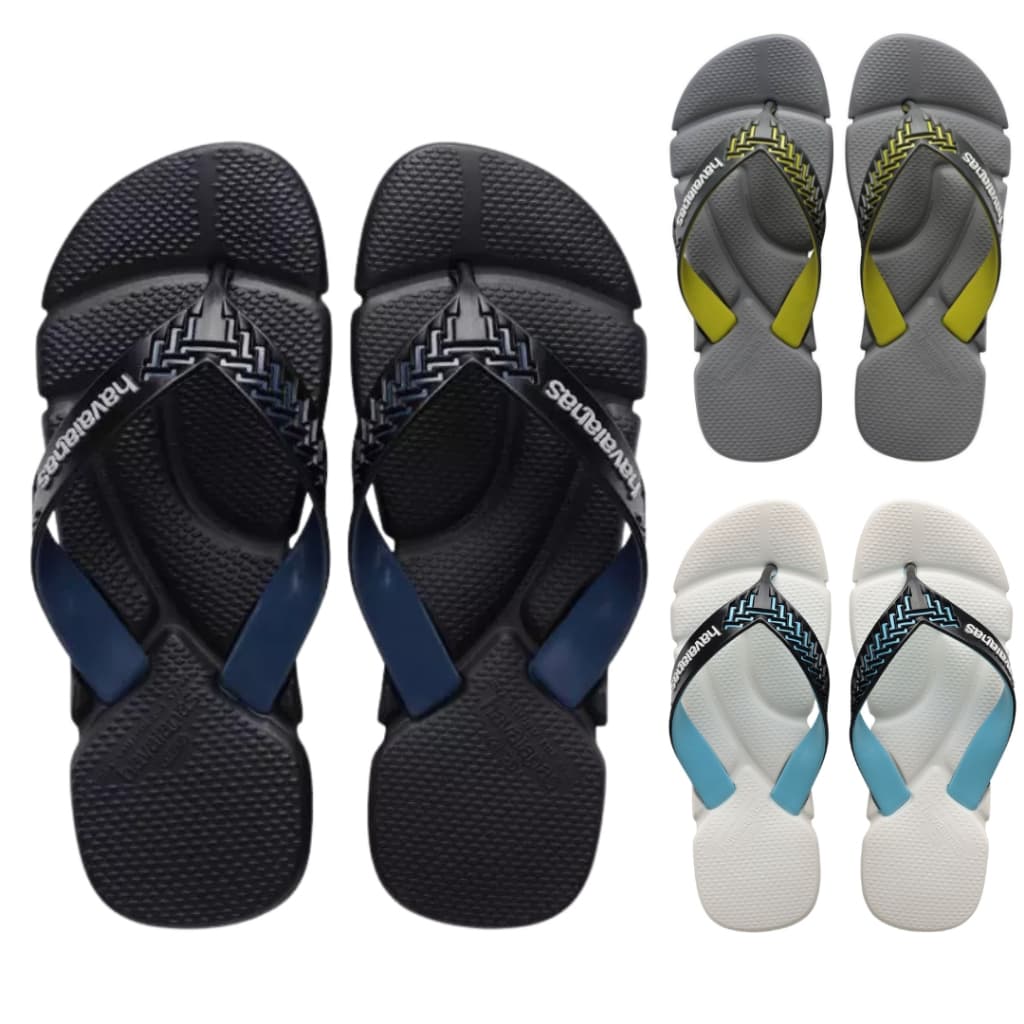 Chinelo Havaianas Power 2.0 Masculino Palmilha Massageadora Anatômica Confortavel Original