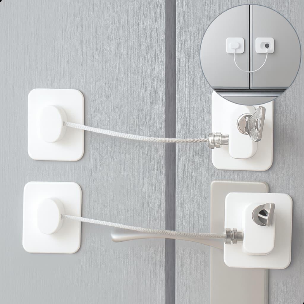 Trava De Segurança adesivo Para Criança Bebês Janela Gaveta Armários E Portas