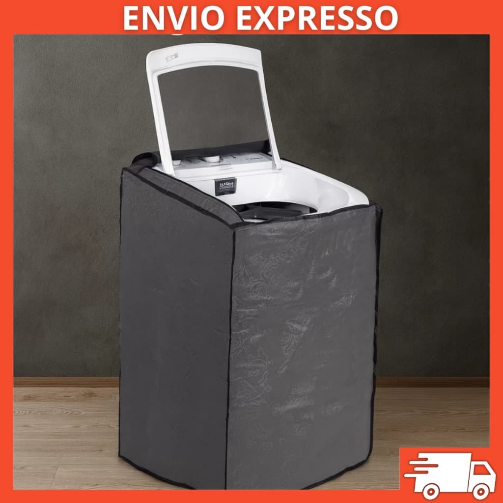 Capa Máquina de Lavar Impermeável Zíper Todos Tamanhos e Marcas Electrolux Brastemp Colormaq Consul