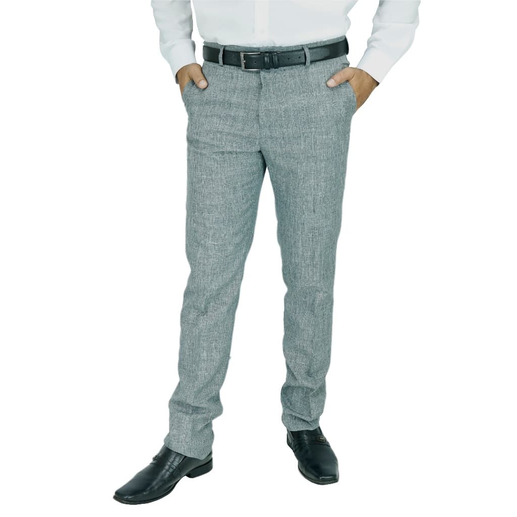 Calça social Alfaiataria  Tradicional Com Bolso Embutido Plus Size