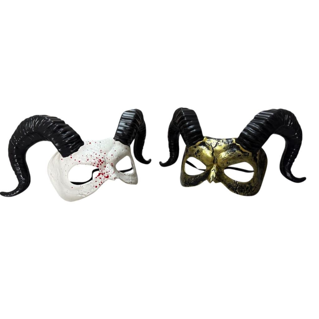 Máscara Chifre Bode Halloween Carnaval