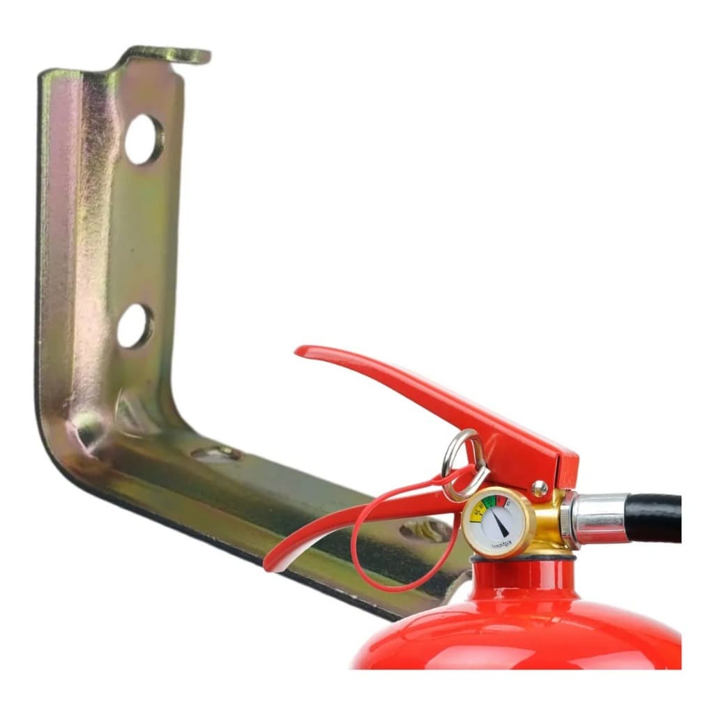 Suporte Extintor de Parede aço + parafuso e Bucha 10MM
