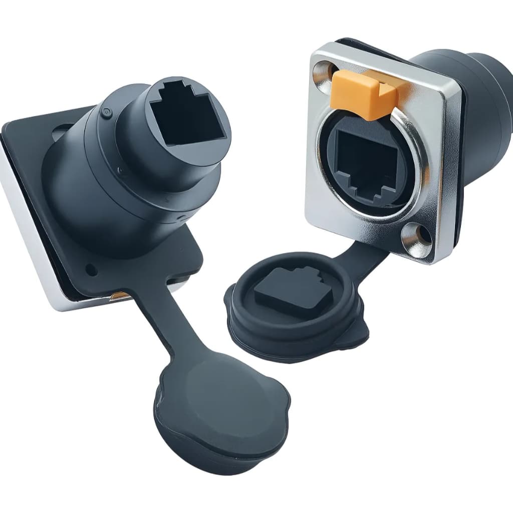 Keystone Rj45 Cat5/6 Painel Metálico Ip65 Conex