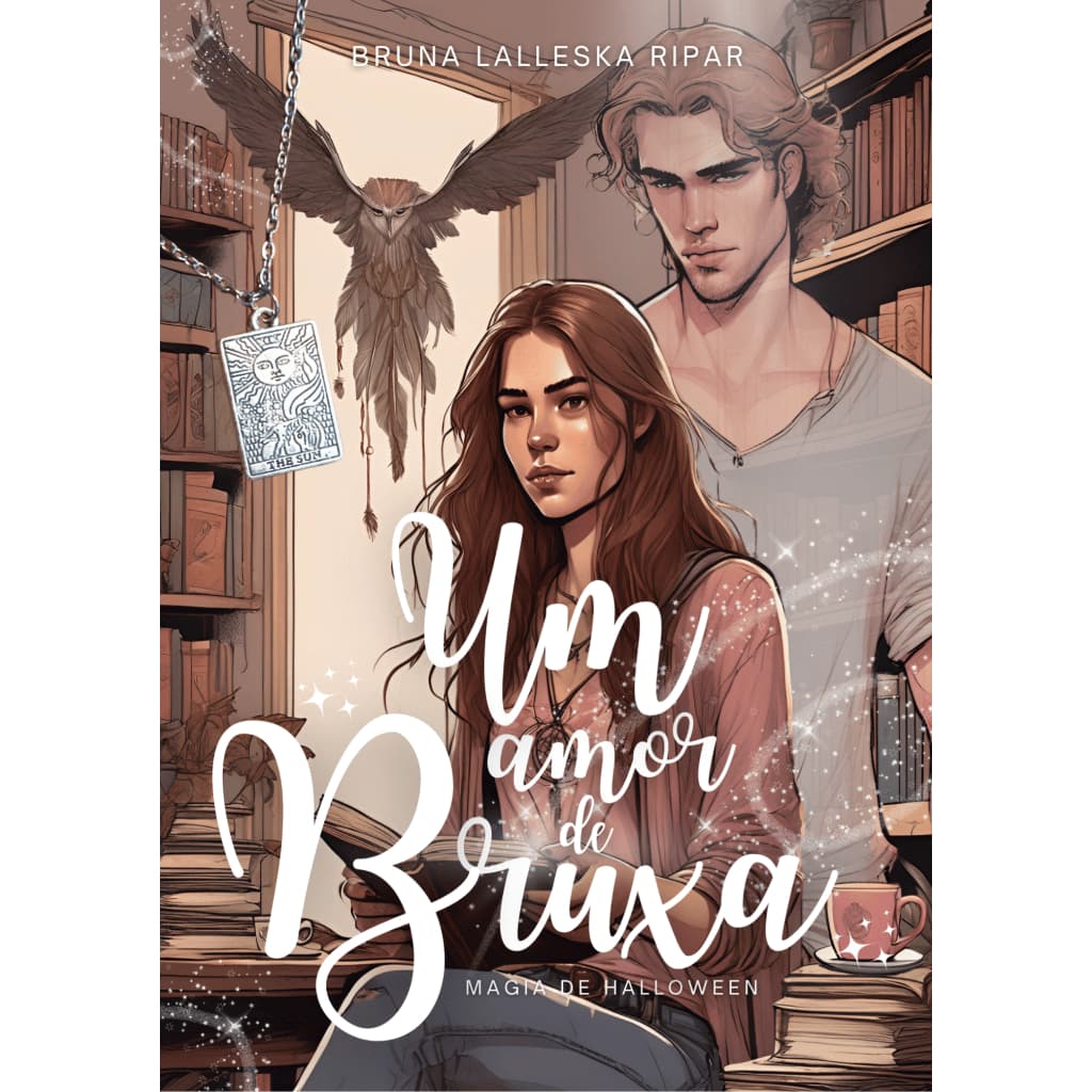 Livro Um Amor de Bruxa - Magia de Halloween - Edição acompanha colar de Tarot