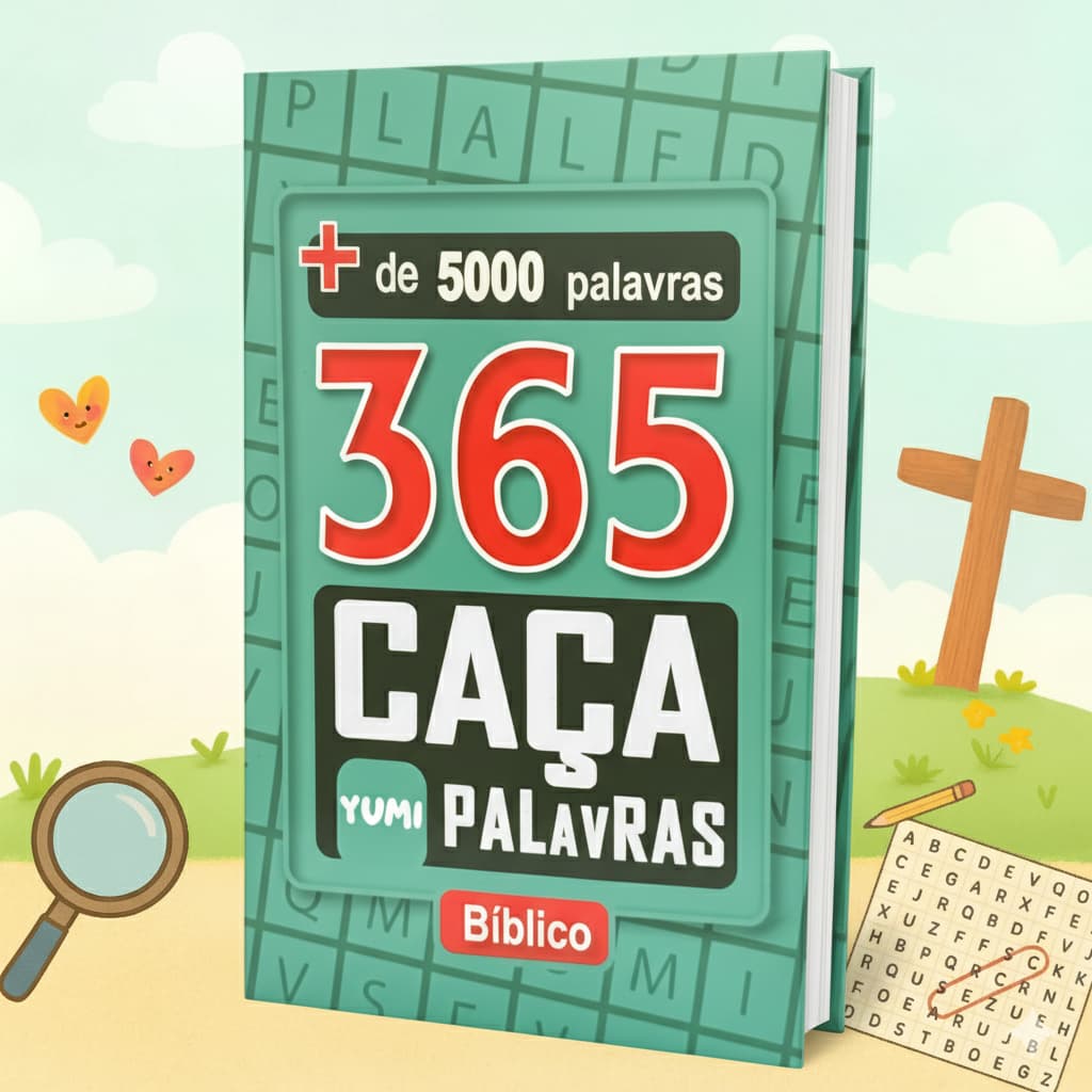 365 Caça Palavras Bíblico + De 5000 Palavras