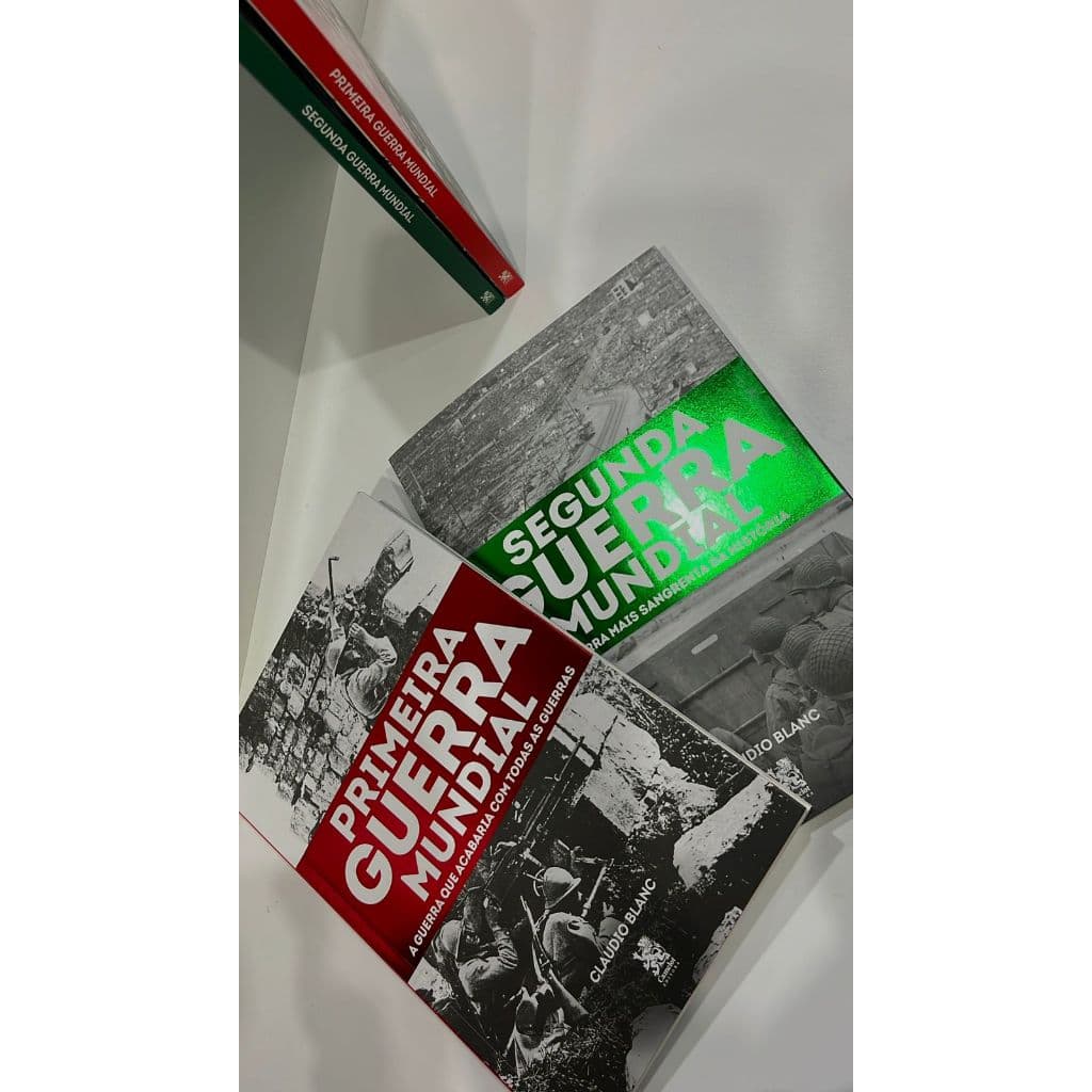 Kit C/ 2 Livros | Primeira e Segunda Guerra Mundial | As Grandes Guerras do Século XX