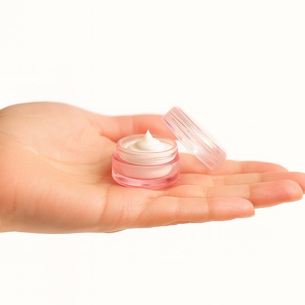 Potinho De Acrílico 4ml C/ Tampa Amostra Grátis Brindes Lembrancinhas 100 unid