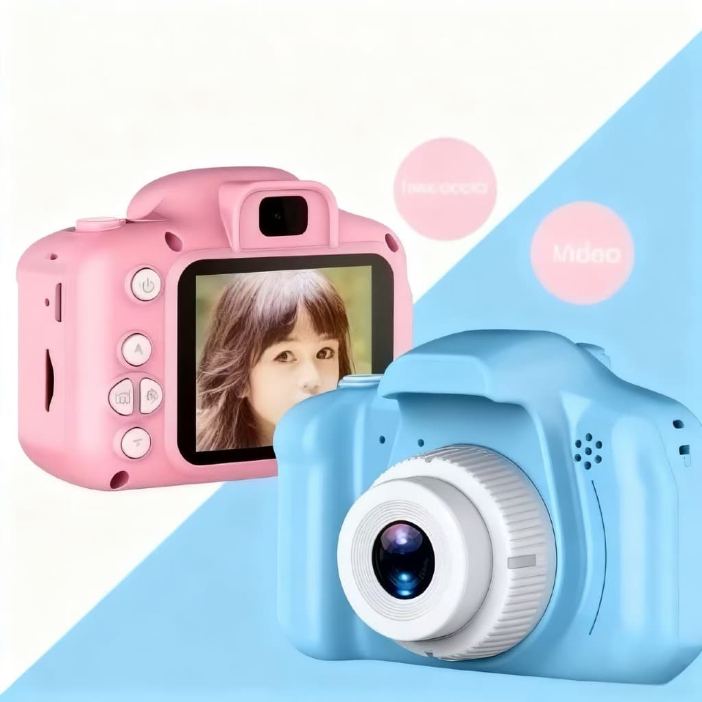 Câmera Infantil Digital Cute Pet - Gravação HD Fotos e Vídeos Pra Criança