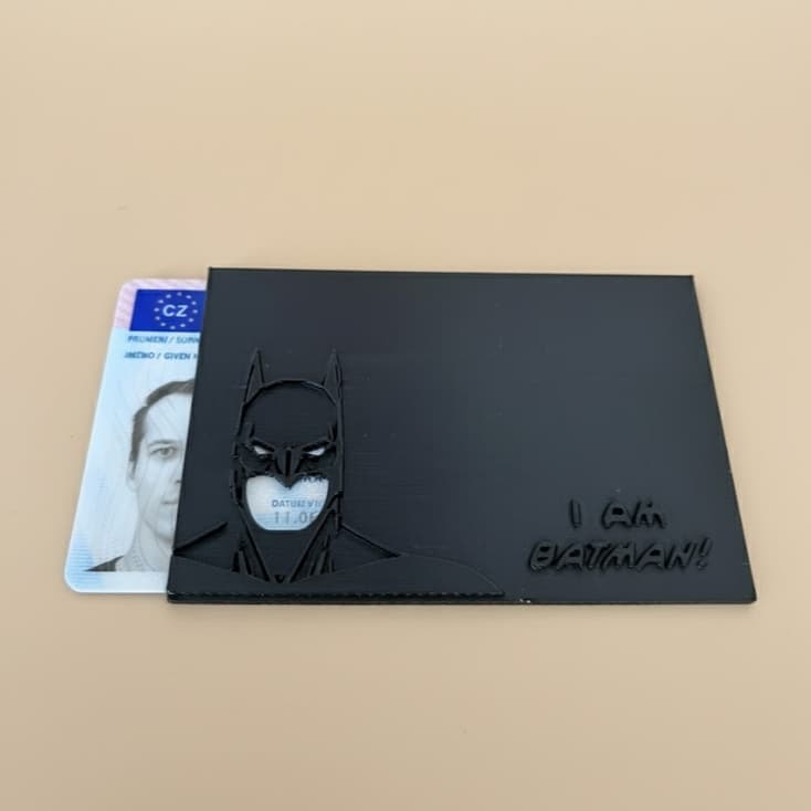 Carteira Batman - Habilitação e Cartão