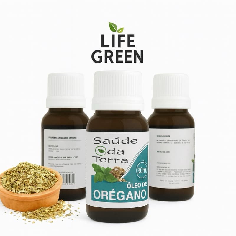 Óleo de Orégano 30ml: Antioxidante, Antibacteriano e Suporte ao Sistema Imunológico