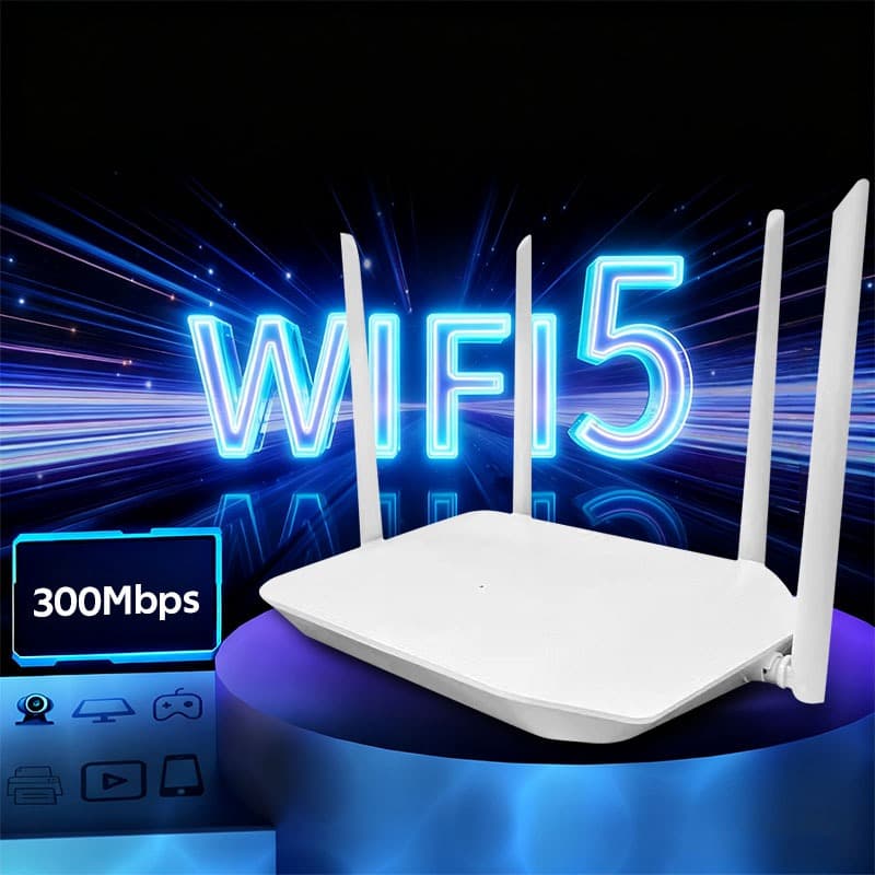 Roteador Sem Fio 4 Antenas Externas Rede Wireless 300Mbps Wi-FI AP Router G13