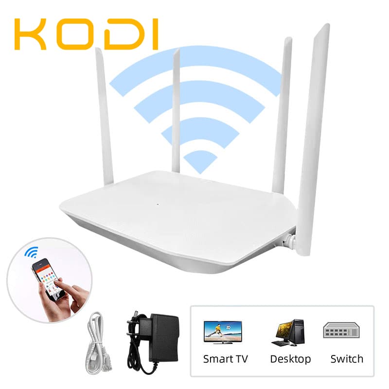 Roteador Wi-Fi 300Mbps, 4 Antenas, Alto Alcance - Repetidor e Sinal Estável-G13