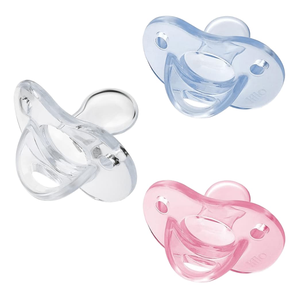 Chupeta Soft Calming 100% Silicone Bico Simétrico Tamanho 2  6m+ Estojo Reutilizável Lillo